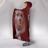 Labrador Dog Print Hooded Blanket