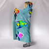 Angel Fish Print Hooded Blanket