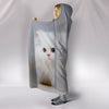 White Persian Cat Print Hooded BlanketSpecial Edition