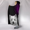 West Highland White Terrier Love Print Hooded Blanket