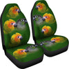 Conure Parrot Print Car Seat Covers