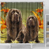 Sussex Spaniel Print Shower Curtains