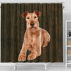 Irish Terrier Print Shower Curtain