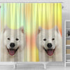 Samoyed dog Print Shower Curtain