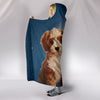 Cute Cavapoo Puppy Print Hooded Blanket