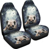 Lovely Pug Dog Print Car Seat Covers