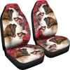 Amazing Saint Bernard Dog Print Car Seat Covers