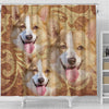 Cute Pembroke Welsh Corgi Print Shower Curtains