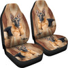 German Shepherd Dog Print Car Seat Covers