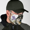 Finnish Lapphund Floral Print Face Mask