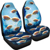 Kissing Gourami Fish (Kissing Fish) Print Car Seat Covers