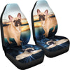 French Bulldog Print Car Seat Covers