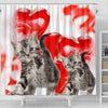 Cute American Shorthair Print Shower Curtains