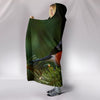 BullFinch Bird Print Hooded Blanket