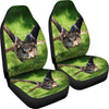 Flying Owl Bird Print Car Seat Covers