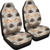 Pekingese Dog Patterns Print Car Seat Covers