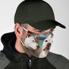 Lovely Pit Bull Terrier Print Face Mask