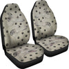 Whippet Paws Print Car Seat Covers