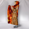 Abyssinian Cat Print Hooded Blanket