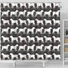 Boreboel Dog Pattern Print Shower Curtains