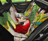 Cute Parrots In Lots Print Pet Seat Covers