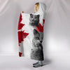 Cute British Shorthair Cat Print Hooded Blanket