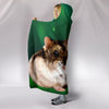 Campbell Dwarf Hamster Print Hooded Blanket