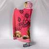 Amazing Golden Retriever Print Hooded Blanket