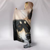 Saluki Dog Print Hooded Blanket