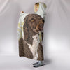 Amazing Spanish Water Dog Print Hooded Blanket