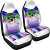 Colorful Chihuahua Dog Print Car Seat Covers