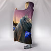 Tennessee Walker Horse Print Hooded Blanket