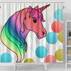 Unicorn Print Shower Curtain