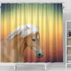 Haflinger Horse Print Shower Curtain