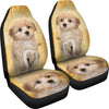 Cavapoo Dog Print Car Seat Covers