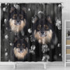 Finnish Lapphund Print Shower Curtains