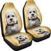 Dandie Dinmont Terrier Dog Print Car Seat Covers