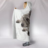 Irish Wolfhound Dog Print Hooded Blanket