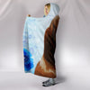 Bracco Italiano Dog Print Hooded Blanket