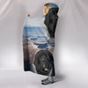 Cute Newfoundland Dog Print Hooded Blanket