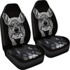 French Bulldog Art Print Black&White Car Seat Covers