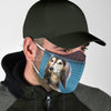 Cute Saluki Dog Print Face Mask