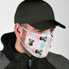 Border Terrier Patterns Print Face Mask