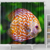 Discus Fish Print Shower Curtain