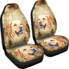 Labrador Retriever Dog Print Car Seat Covers