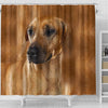 Rhodesian Ridgeback Dog Print Shower Curtain