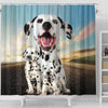 Lovely Dalmatian Print Shower Curtains