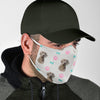 Weimaraner Dog Patterns Print Face Mask