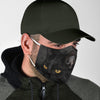 Bombay Cat On Black Print Face Mask