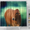 Boran cattle (cow) Print Shower Curtain